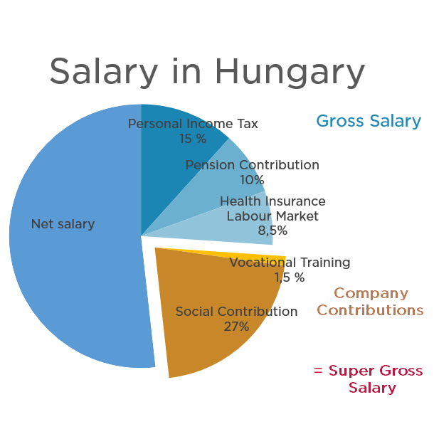 How do you calculate salary and contributions in Hungary? Employment